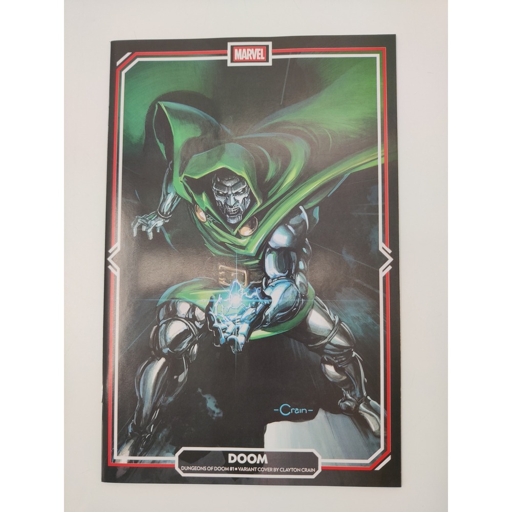 Marvel Dungeons of Doom 1‎ Clayton Crain Variant Cover Doctor Doom Comic 2023